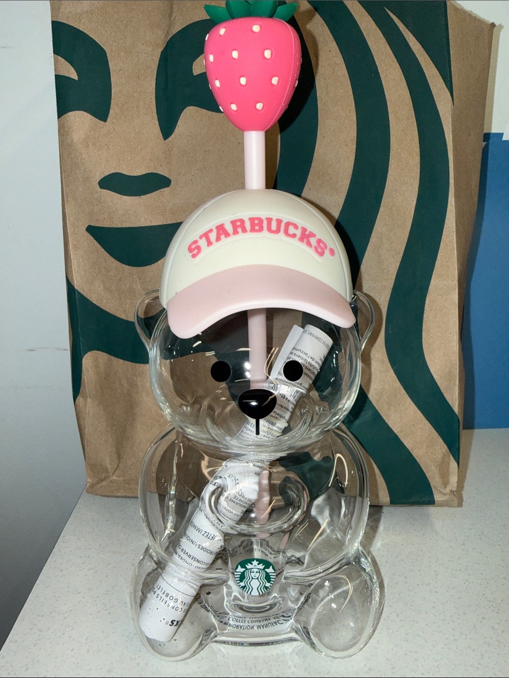 AUTHENTIC 2026 Starbucks
Bearista Bear Cup Strawberry Pink
Baseball Hat NEW